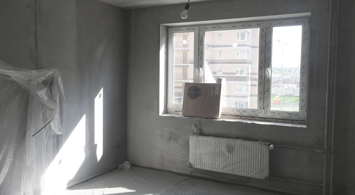 Черновой ремонт однокомнатной квартиры в новостройке